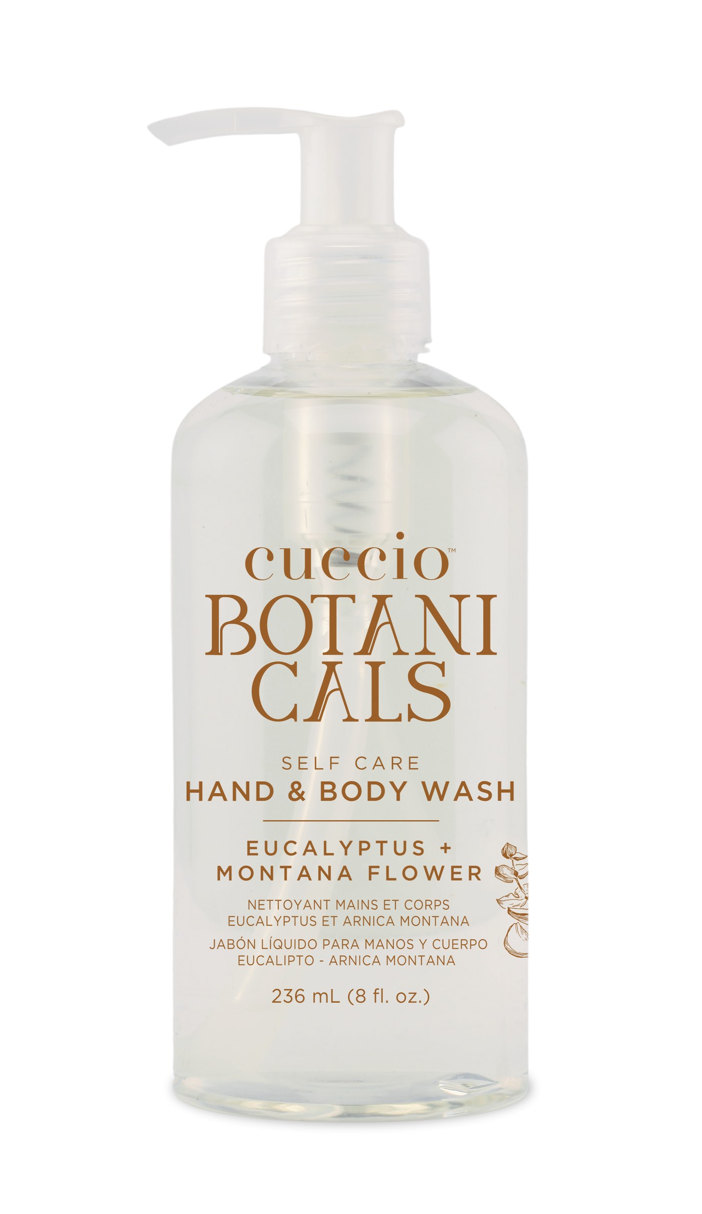 Duschgel Hand & Body Wash Eucalyptus + Montana Flower 236ml Cuccio