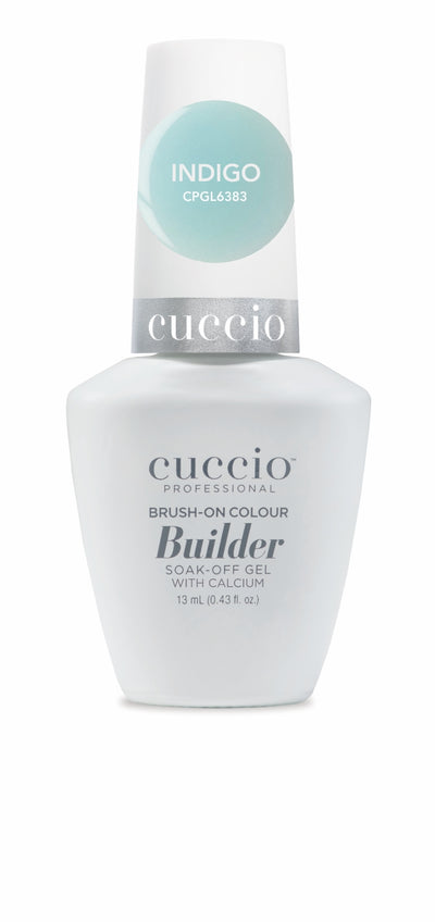 LED/UV Brush-on-Builder Gel Indigo 13ml Cuccio
