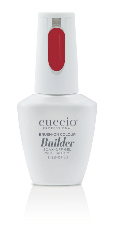LED/UV Brush-on-Builder Gel Scarlet 13ml Cuccio