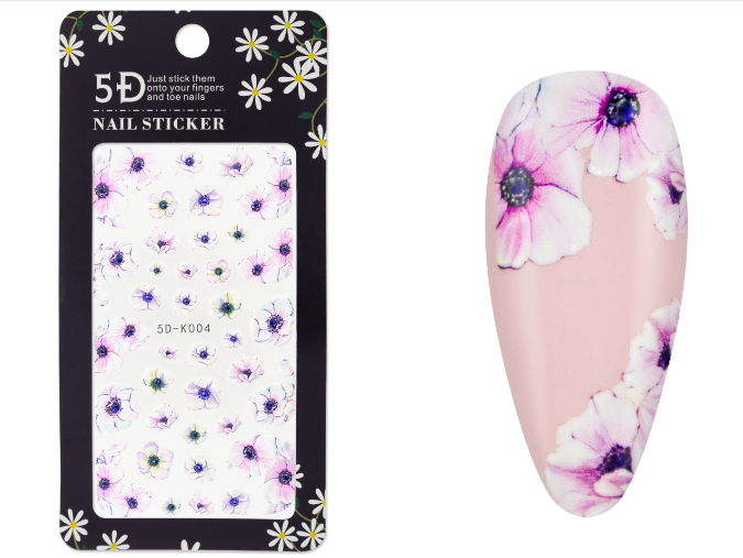 Nailart Sticker 5D Flowers