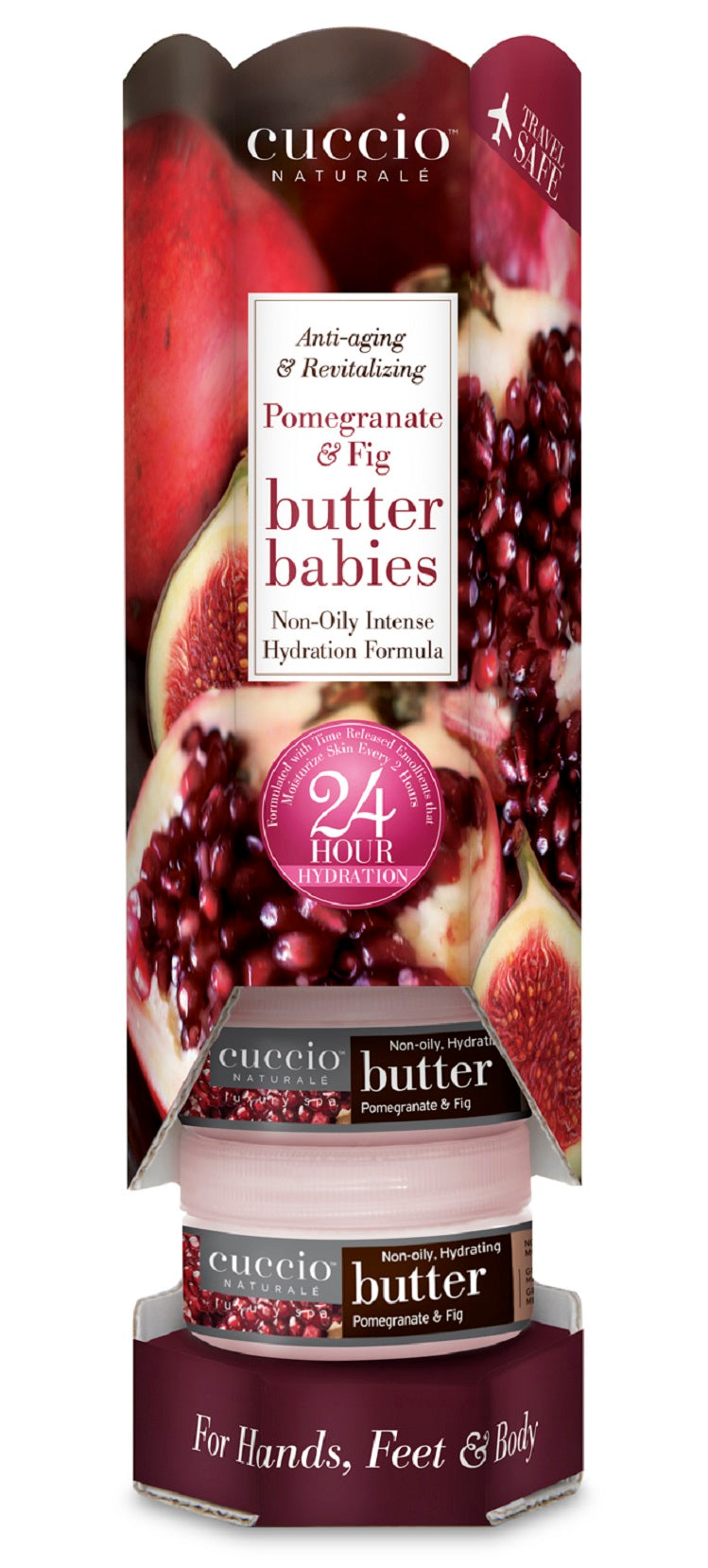 Body Butter Babies Pomegranate & Fig 6x42g Packung Cuccio