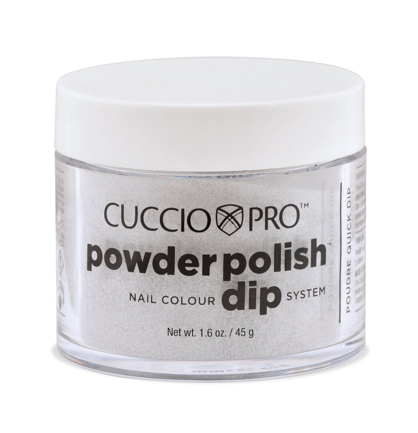 CP Dipping Powder 45g 5528 Silver w/Rainbow Mica