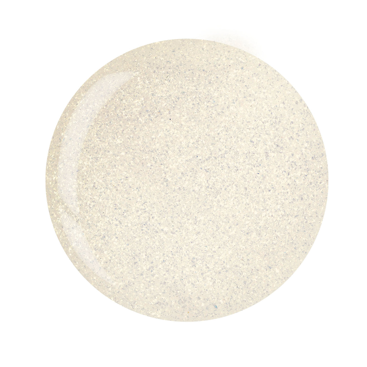 CP Dipping Powder 45g 5529 White w/Silver Mica