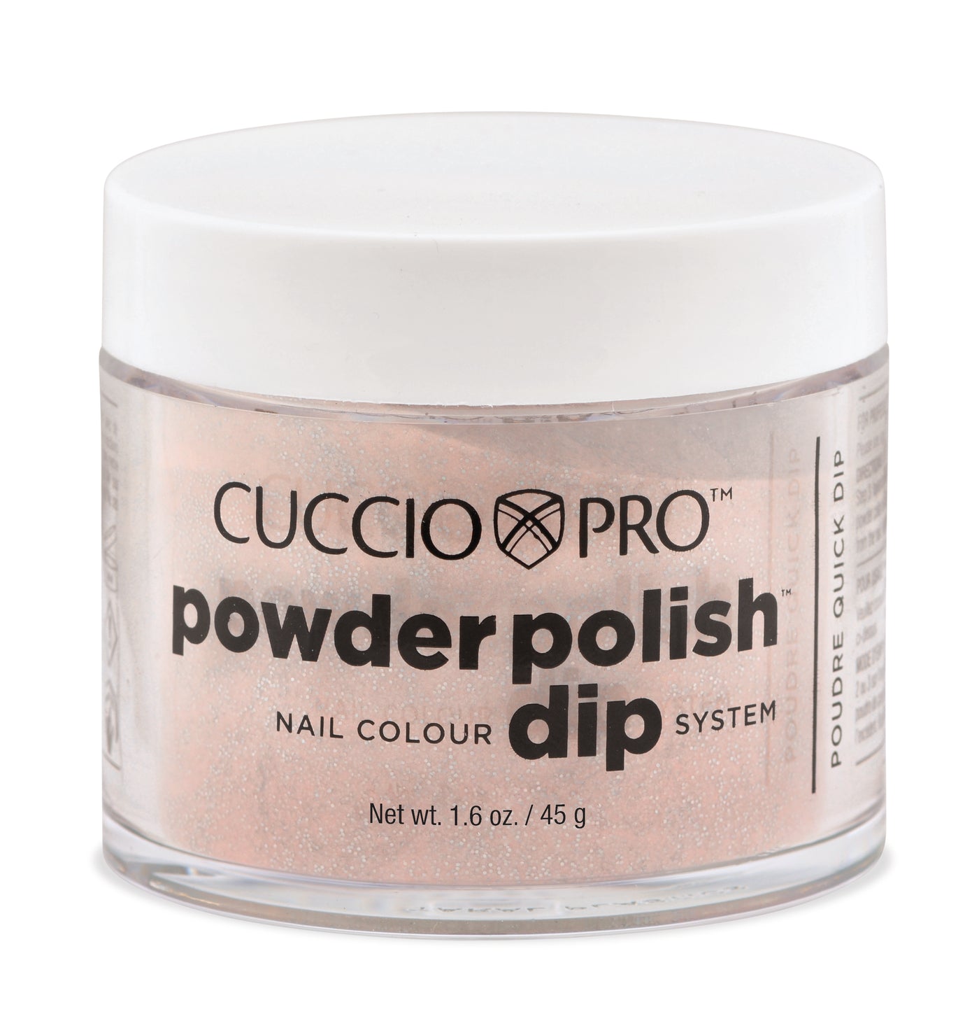 CP Dipping Powder 45g 5550 Light Pink w/Rainbow Glitter