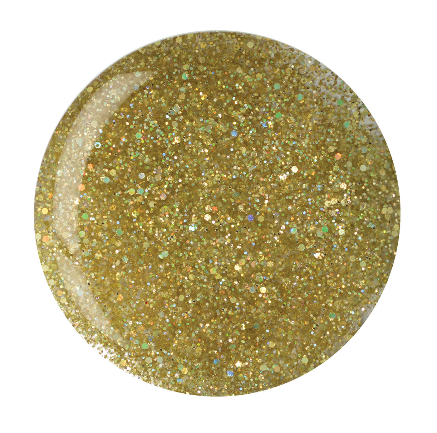 CP Dipping Powder14g - 5569-5 Gold Glitter W/ Large & Small