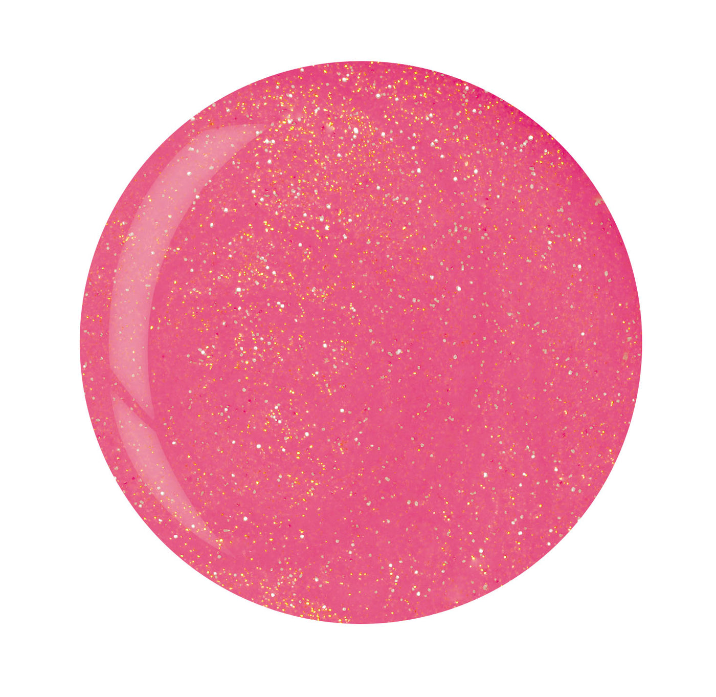 CP Dipping Powder14g - 5588-5 Bright Pink W/ Gold Mica