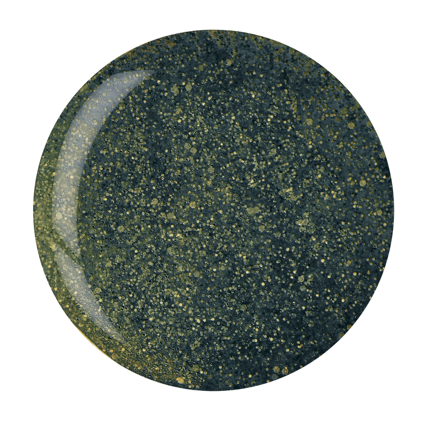 CP Dipping Powder14g - 5593-5 Green Glitter W/ Blue Underton