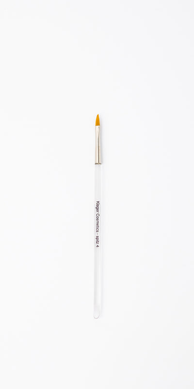 Pinsel Gel Katzenzunge gold 4 mit Acrylstiel