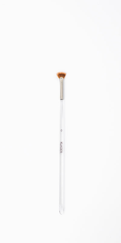 Pinsel Nailart braun Fächer mit Acrylstiel