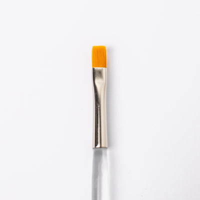 Pinsel Gel gold flach 6 mit Acrylstiel