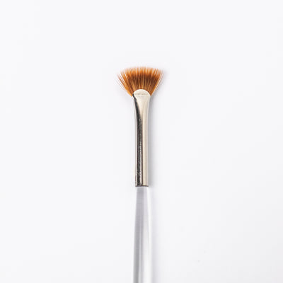 Pinsel Nailart braun Fächer mit Acrylstiel